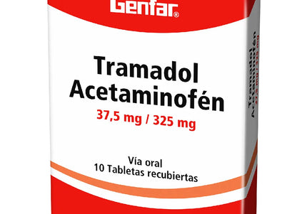 Tramadol 37.5 Mg+Acetam.325 Mg 10 Tbs Gf