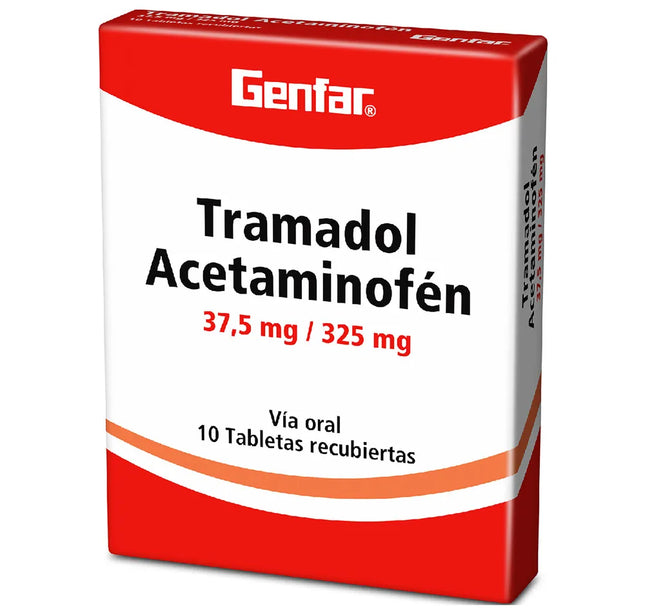 Tramadol 37.5 Mg+Acetam.325 Mg 10 Tbs Gf