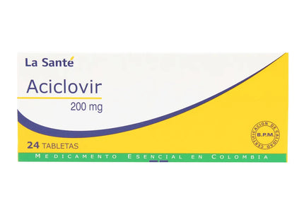 Aciclovir 200 Mg 24 Tabletas LS