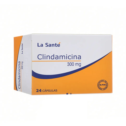 Clindamicina 300 Mg 24 Capsulas LS