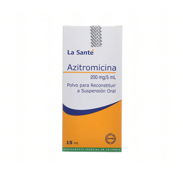 Azitromicina 200 Mg Suspension 15 Ml LS