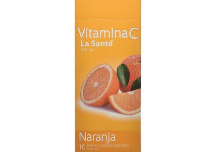 Vitamina C 500 Mg Naranja 100 Tbs LS