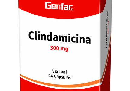 Clindamicina 300 Mg 24 Capsulas Gf