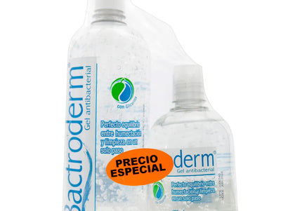 Bactroderm Gel Antibacterial 1000Ml+Bactoderm 490Ml Precio Especial