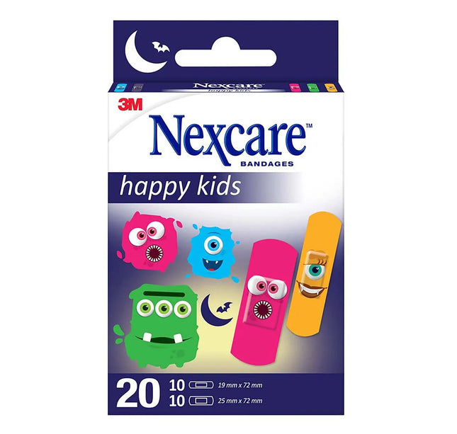 Banditas Happy Kids Nexcare 20 Unidades