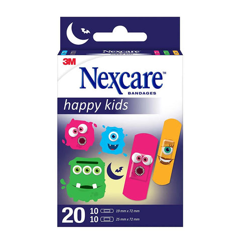 Banditas Happy Kids Nexcare 20 Unidades