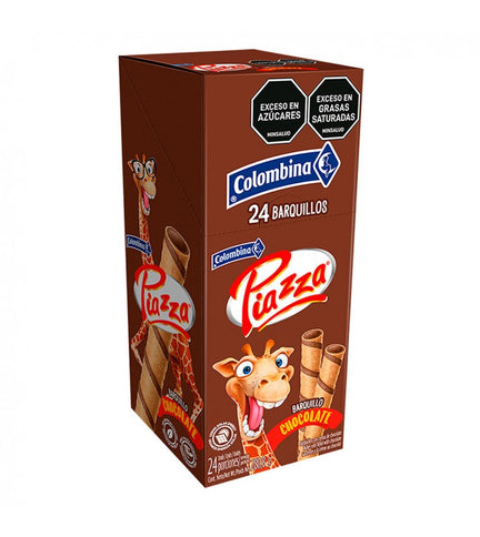 Barquillos Piazza Jirafa Chocolate 24Und