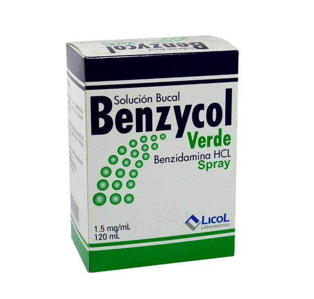 Benzycol Spray Verde 120 Ml