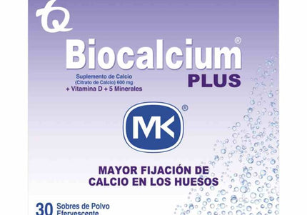 Biocalcium Plus Polvo 30 Sobres Mk