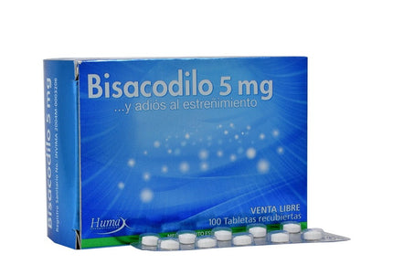 Bisacodilo 5 Mg 100 Tabletas Hp
