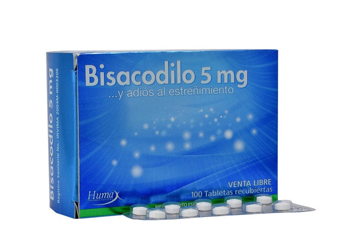 Bisacodilo 5 Mg 100 Tabletas Hp
