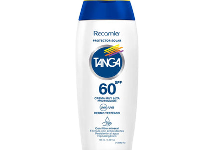 Bloqueador Tanga Spf 60 Adultos Crema 130 Ml