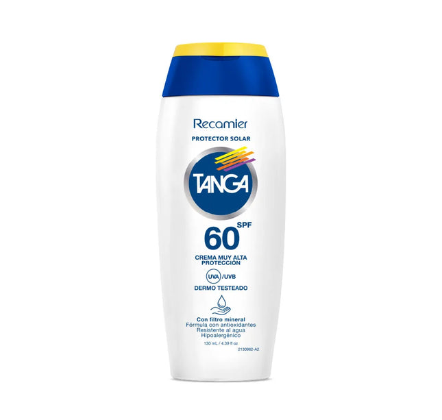 Bloqueador Tanga Spf 60 Adultos Crema 130 Ml