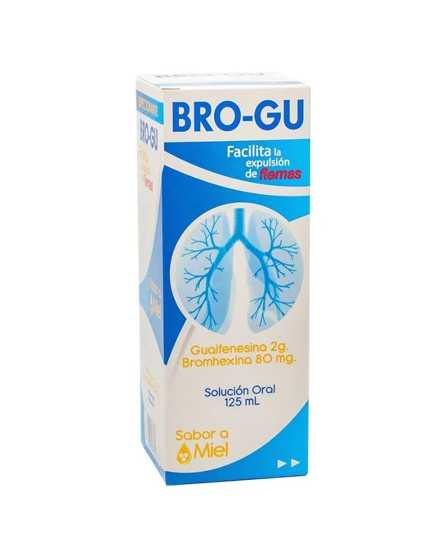 BRO-GU SOLUCION ORAL MIEL 125 ML