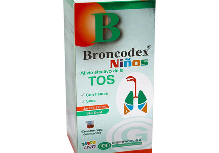Broncodex  Jarabe Ninos 120 Ml