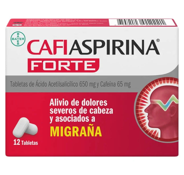 Cafiaspirina Forte 650Mg 12 Tbs