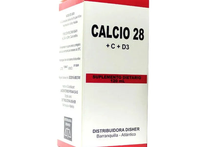Calcio 28 C+D3 120 Ml