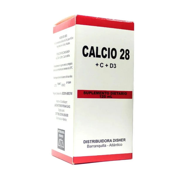 Calcio 28 C+D3 120 Ml