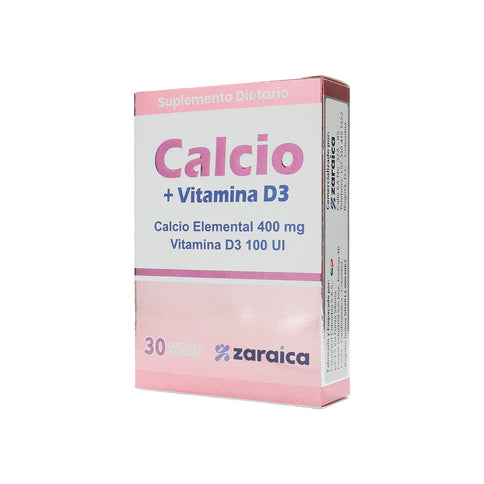 Calcio 400 Mg+Vitamina D3 100 Ul 30 Cap