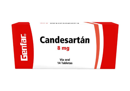 Candesartan 8 Mg 14 Tabletas Gf
