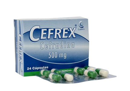 Cefrex 500 Mg 24 Capsulas