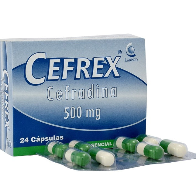 Cefrex 500 Mg 24 Capsulas