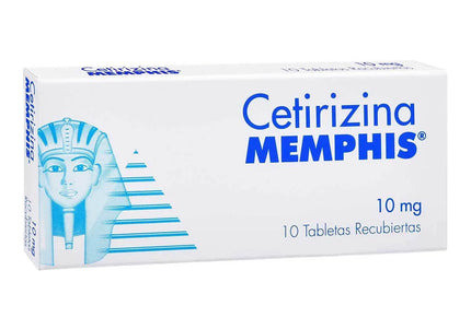 Cetirizina 10 Mg 10 Tbs Recubiertas Mp