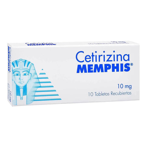 Cetirizina 10 Mg 10 Tbs Recubiertas Mp