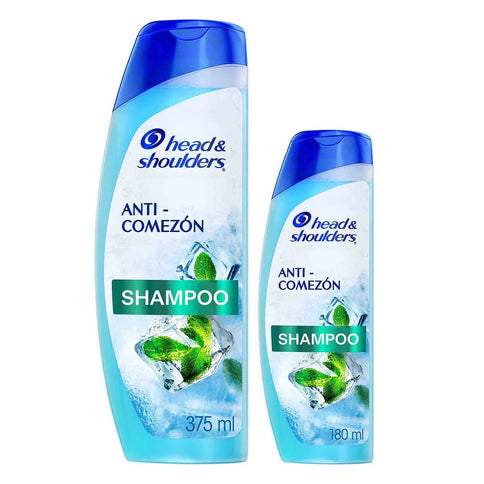 Shampoo Head Shoulders Ant Comezón 375Ml + Champoo  Head Shoulders 180Ml