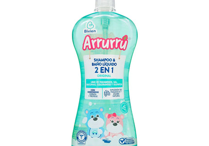 Champoo Y Baño Arrurru 2 En 1 400 Ml