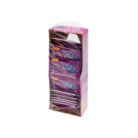 Chicle Trident 3S Mora Display 24 Unidades