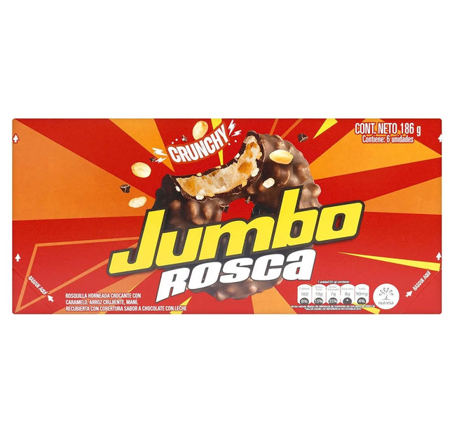 Chocolatina Jumbo Rosca 6 Und 31 Gr