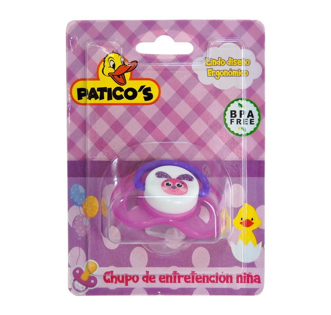 Chupo Entretención Niña Animales Paticos