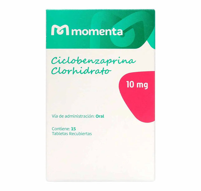 Ciclobenzaprina 10 Mg. 15 Tbs Momenta