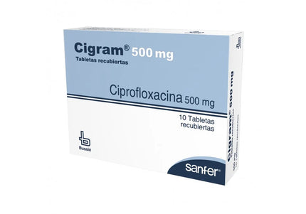 Cigram 500 Mg 10 Tabletas