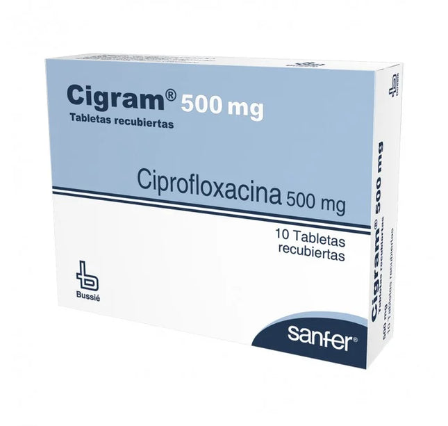 Cigram 500 Mg 10 Tabletas