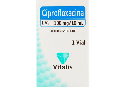 Ciprofloxacina 100Mg/10 Ml 1 Ampolla Vt