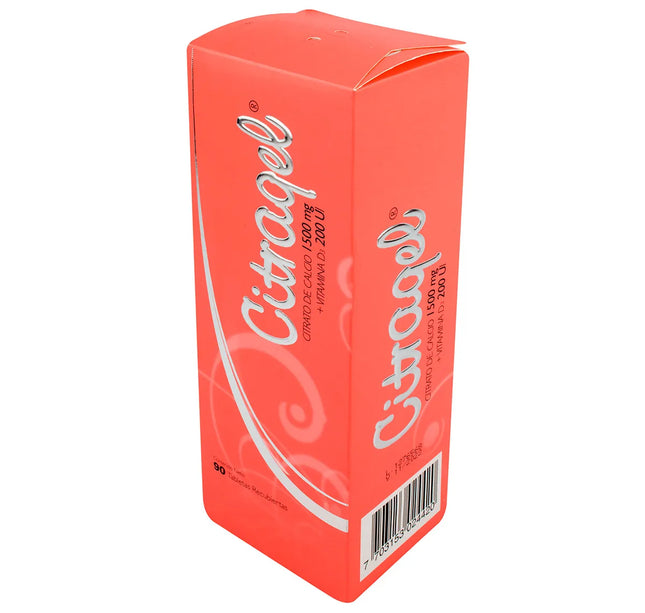Citragel 1500 Mg/200 Ui 90 Tbs Recubiertas