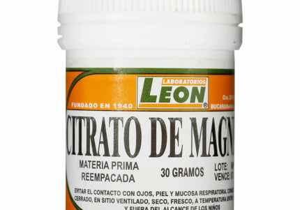 Citrato De Magnesio Usp 30 Grs