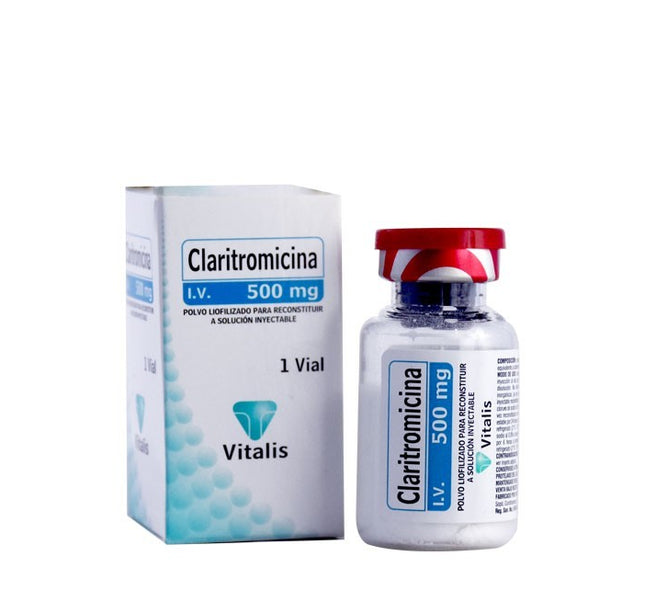 Claritromicina 500 Mg 1 Ampolla Vt
