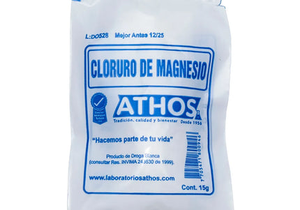 Cloruro De Magnesio 15 Gr 30 Sobres Athos