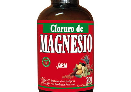 Cloruro De Magnesio 200 Capsulas Nf