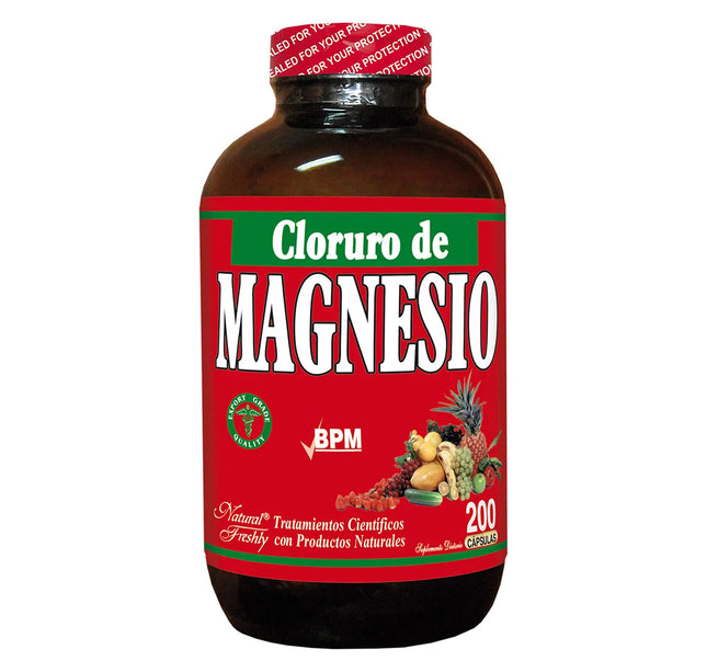 Cloruro De Magnesio 200 Capsulas Nf