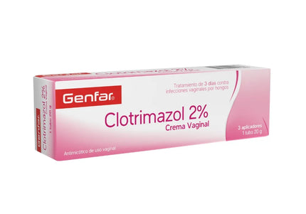 Clotrimazol 2% Crema Vaginal 20 Gr Gf
