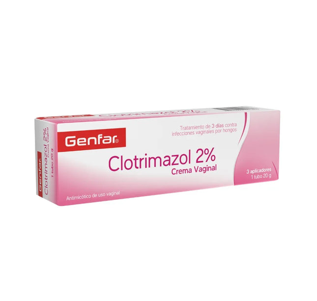 Clotrimazol 2% Crema Vaginal 20 Gr Gf