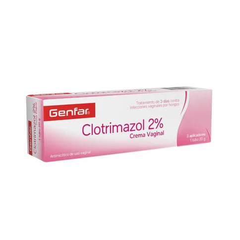 Clotrimazol 2% Crema Vaginal 20 Gr Gf