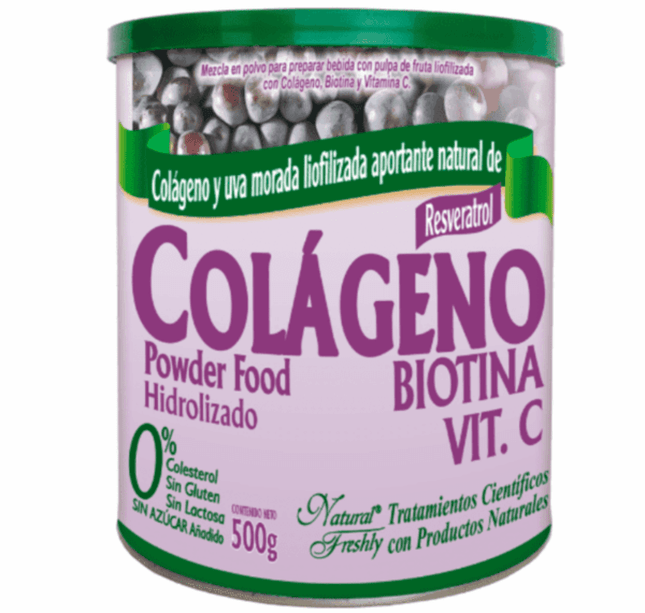 Colageno Con Resveratrol Polvo 500Gr