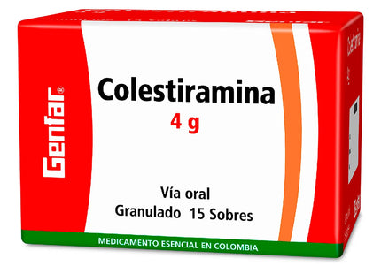 Colestiramina 15 Sbs Gf