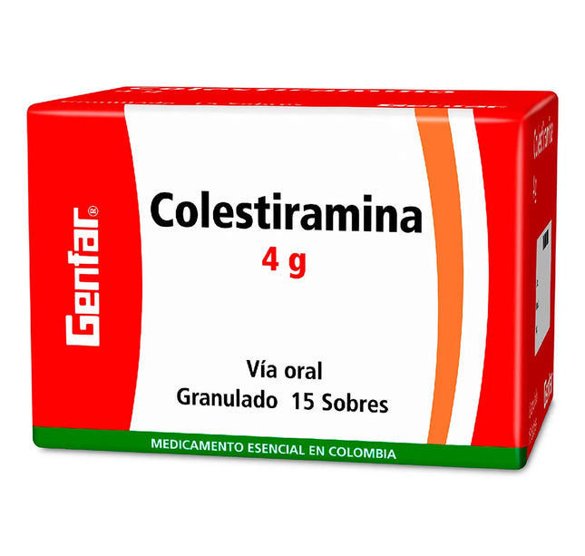 Colestiramina 15 Sbs Gf