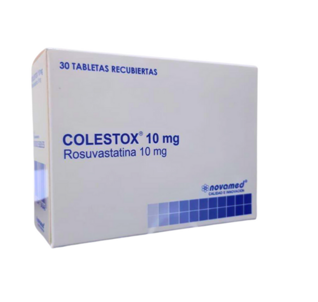 Colestox 10 Mg 30  Tabletas Recubiertas